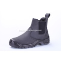 Black crazy horse with black strap  boot